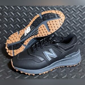 New Balance 997‎ Black Gum Athletic Golf Shoes NBG997SBGR 2E Wide Mens Size 10